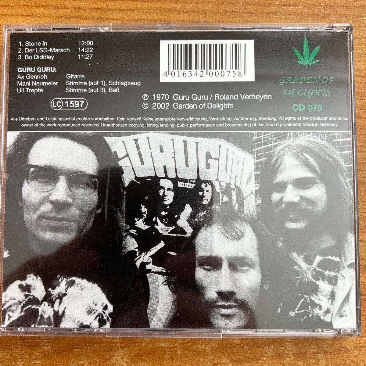 Guru Guru - Essen 1970 // CD - 1. German-Press. 2002 - (M-/M-)