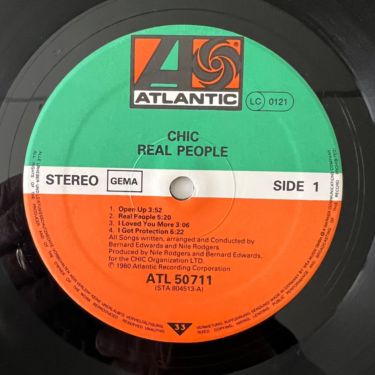 Chic - Real People / 1. D-Press. 1980 - (M-/VG++)