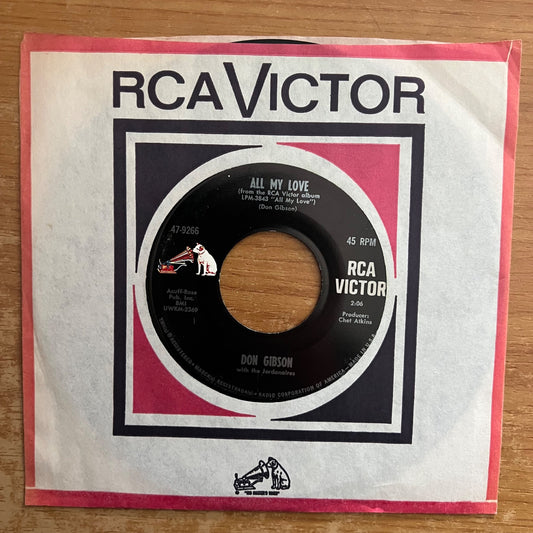 Don Gibson - All My Love / 1. US-Press. 1967 - (M-/VG++)
