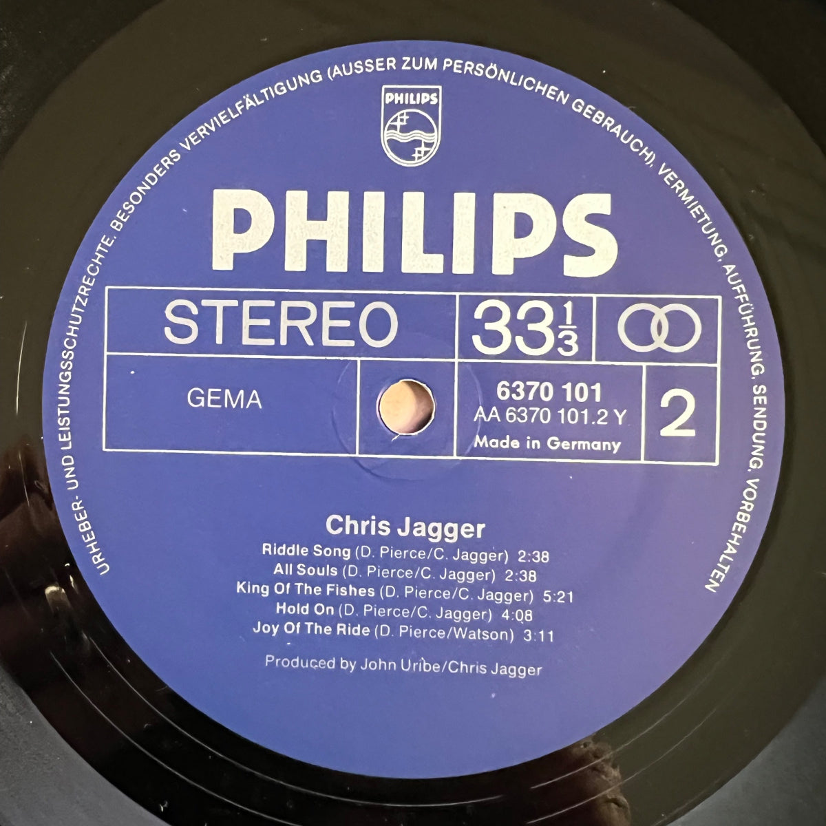 Chris Jagger - Same / 1. D-Press. 1973 - (M-/M-)
