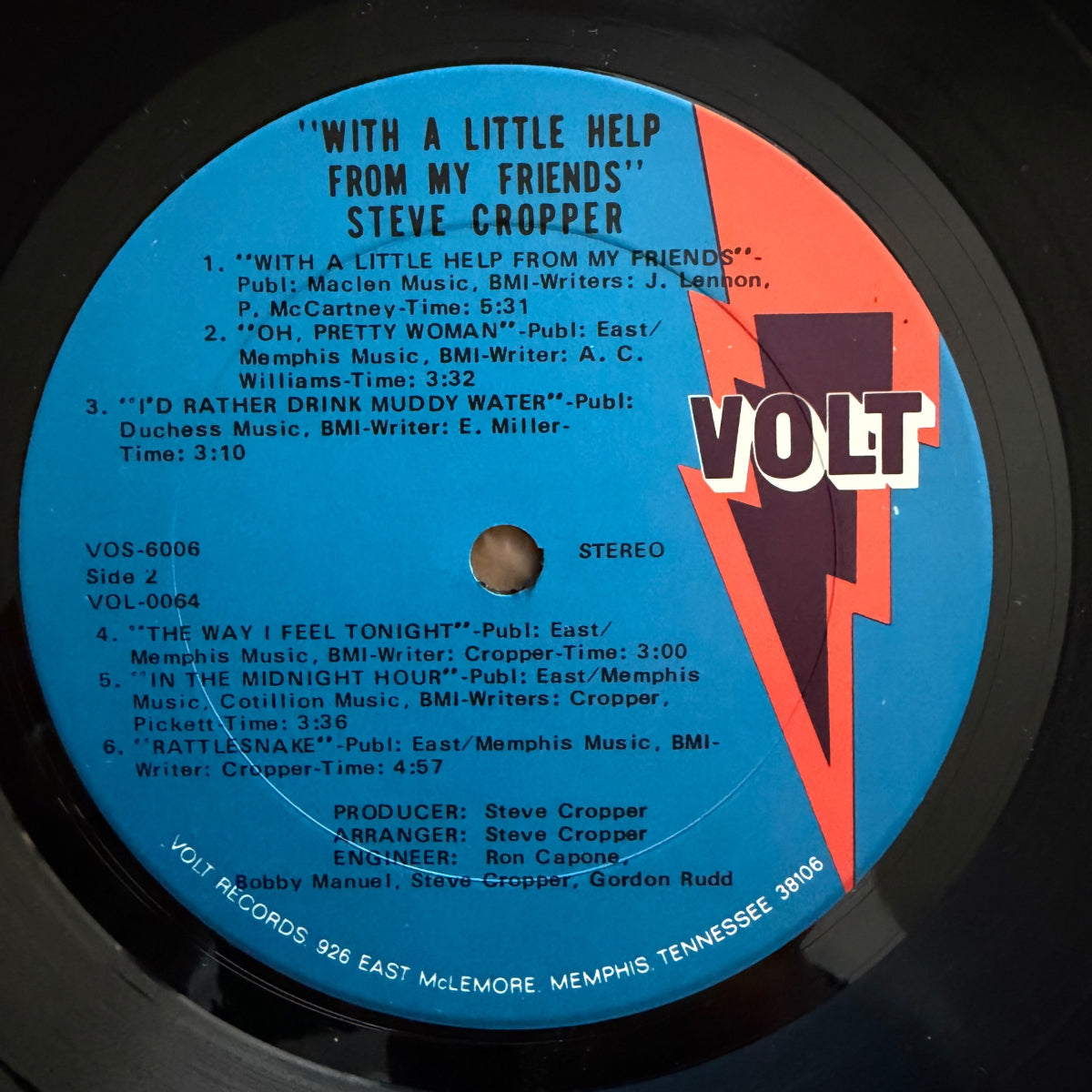 Steve Cropper - With A Little Help From My Friends / 1. US-Press. 1969 (M-/VG++)