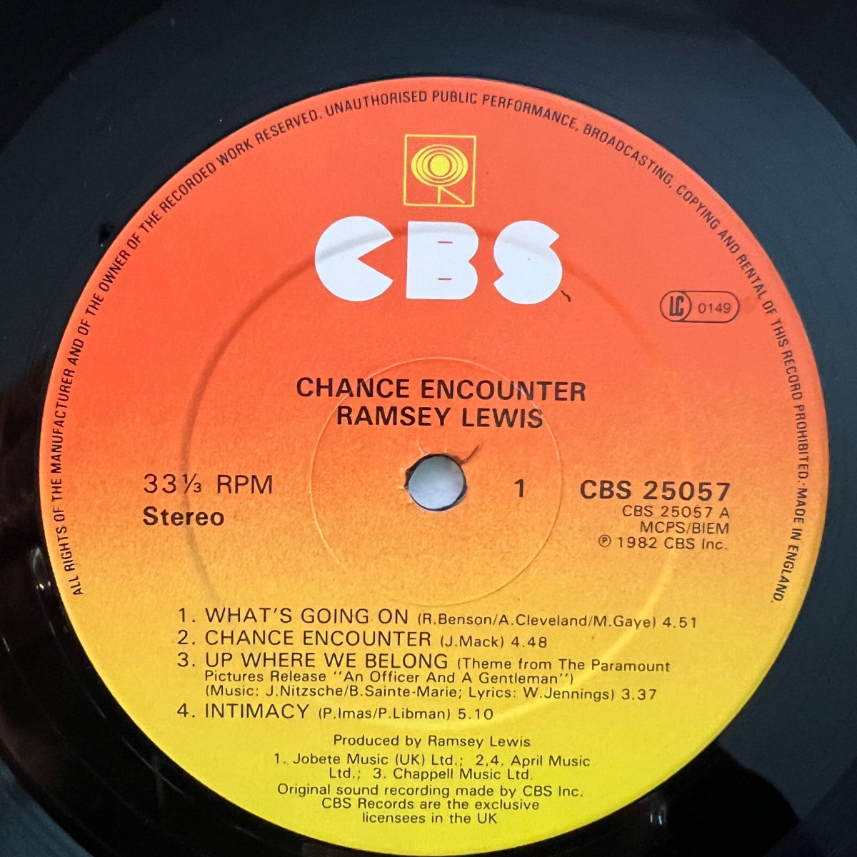 Ramsey Lewis - Chance Encounter / 1. UK-Press. 1982 - (M-/M-)