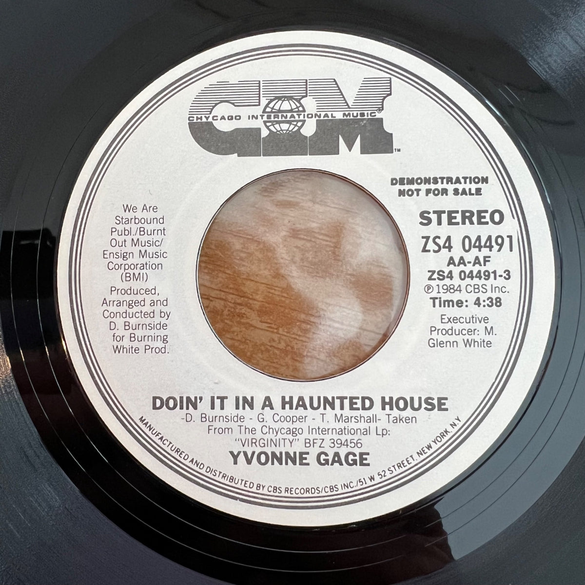 Yvonne Gage - Doin' It In A Haunted House / US-Promo 1984 - (M-/Neutral)