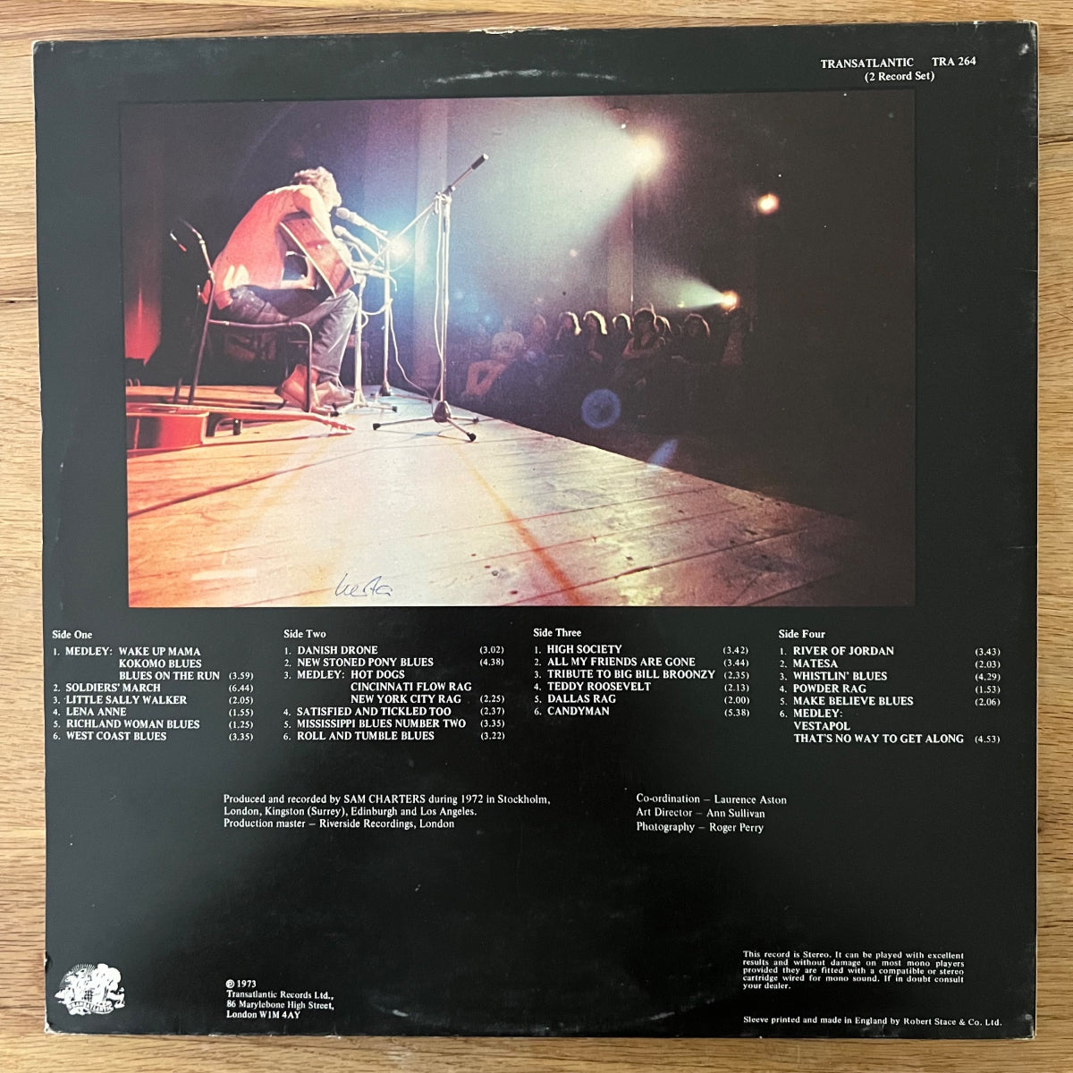 Stefan Grossman - Live / 2 LP - 1. UK-Press. 1973 / (M-/VG+)