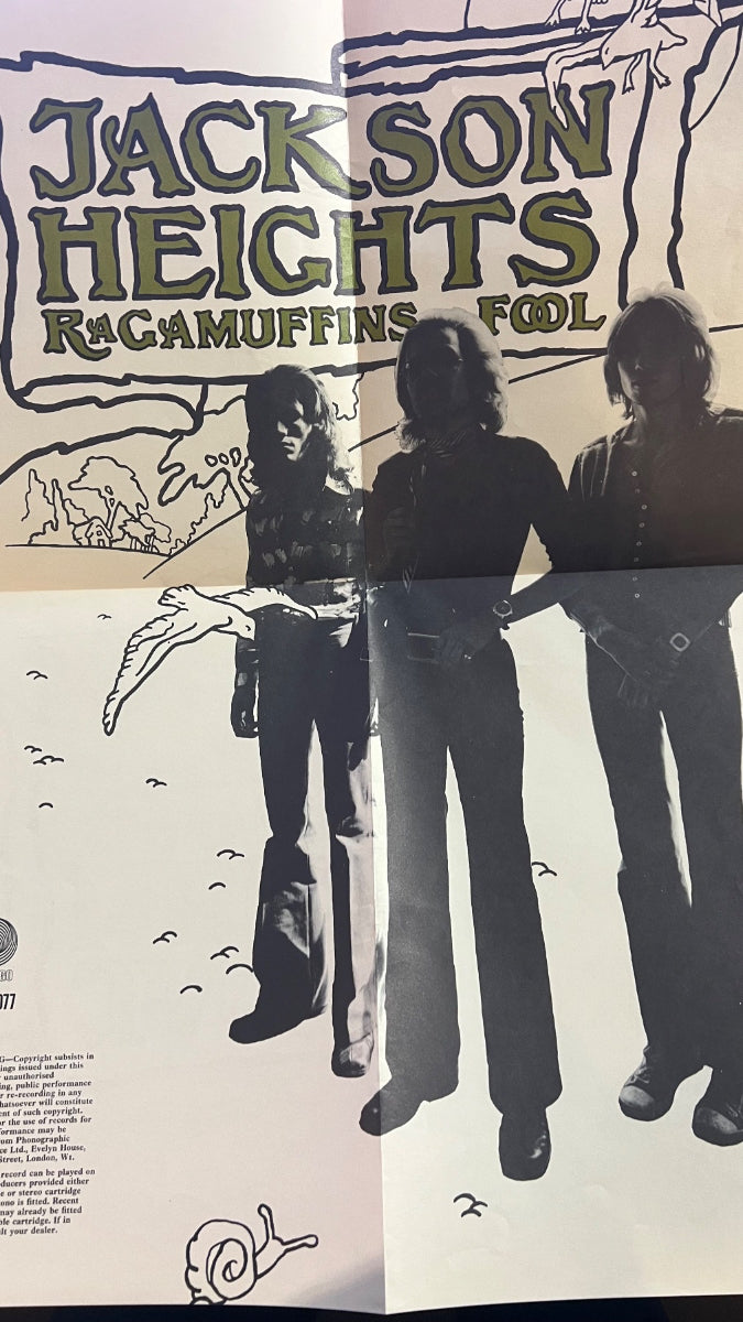 Jackson Heights - Ragamuffins Fool / 1. UK 1972 incl. Poster - (M-/VG)