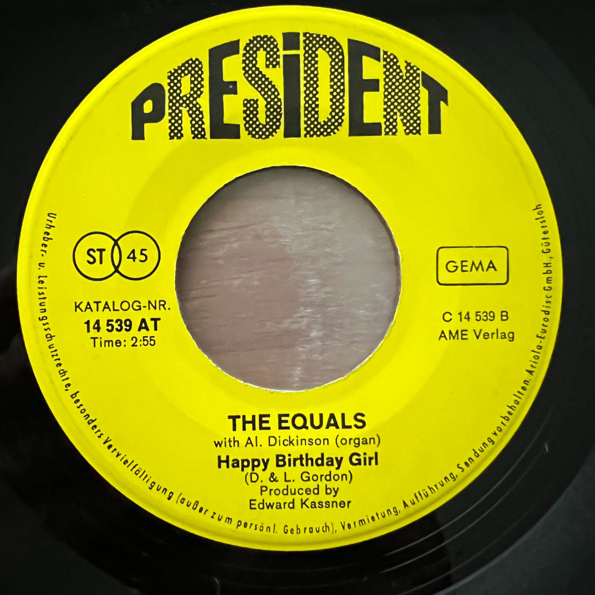 Equals - Soul Brother Clifford / 1. D-Press. 1970 - (VG+/VG)