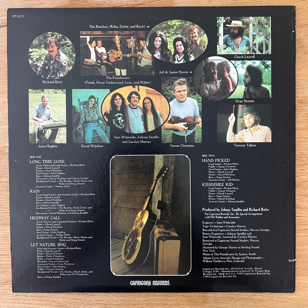 Richard Betts - Highway Call / 1. US-Press. 1974 incl. Poster - (M-/VG++)
