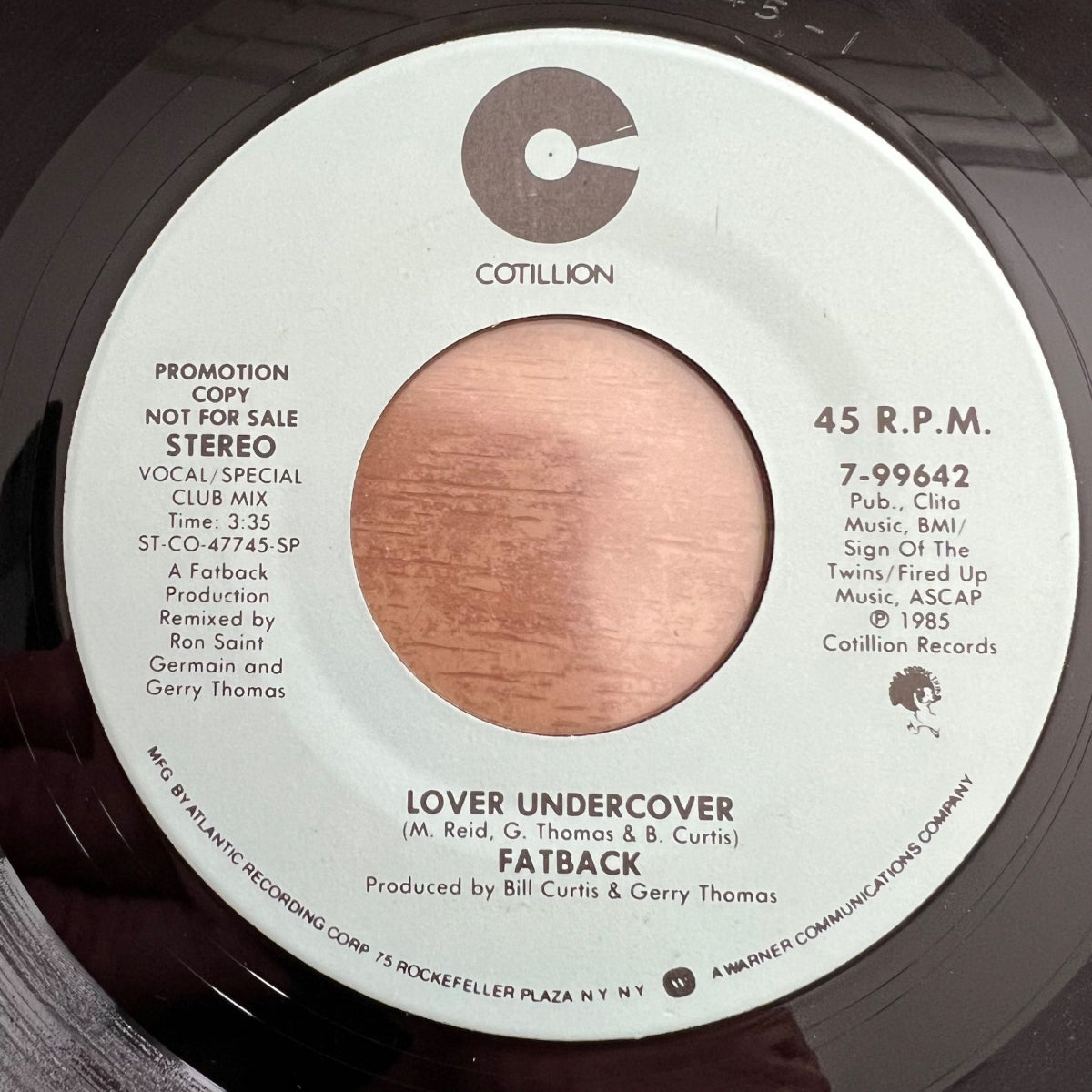 Fatback - Lover Undercover / US-Promo 1985 - (M-/Neutral)