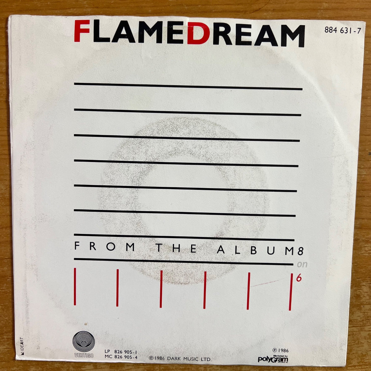Flame Dream - In The Heat Of Night / 1. Swiss Press. 1986 - (VG+/VG+)