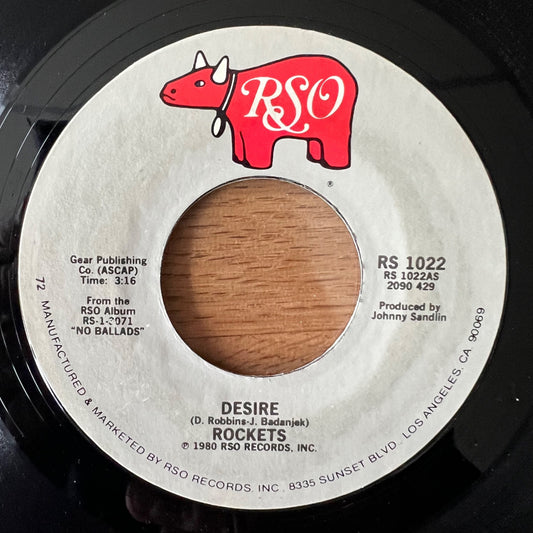 Rockets - Desire / 1. US-Press. 1980 - (M-/Neutral)