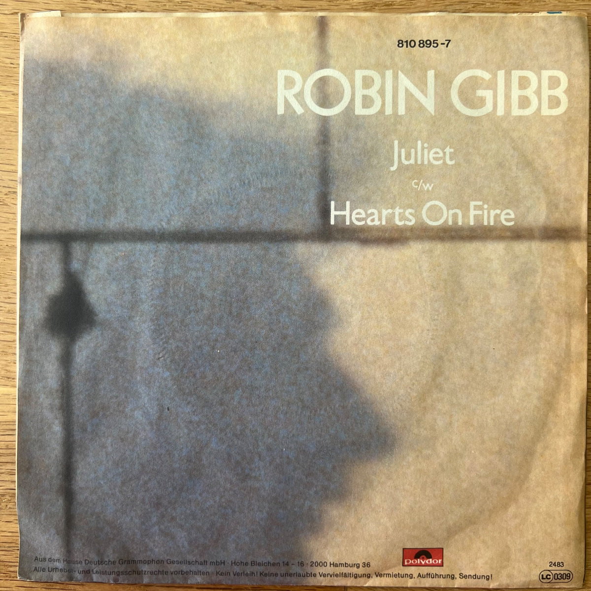 Robin Gibb - Juliet / 1. D-Press. 1983 - (M-/VG++)