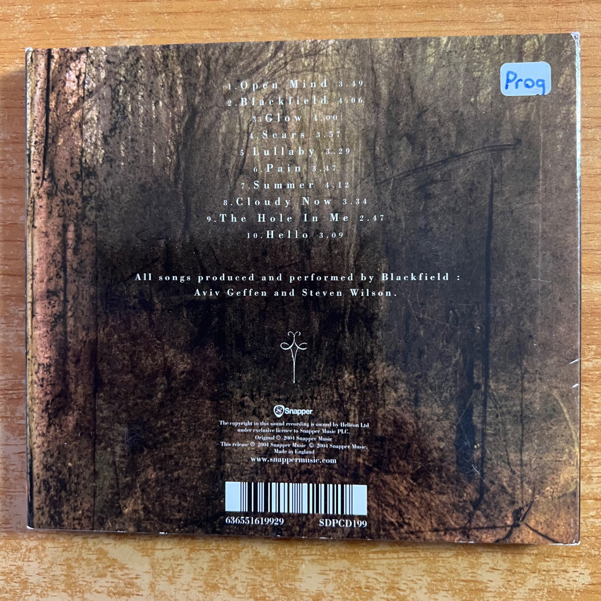 Blackfield - Same / CD - UK-Press. 2006 - Digipak - (M-/VG++)