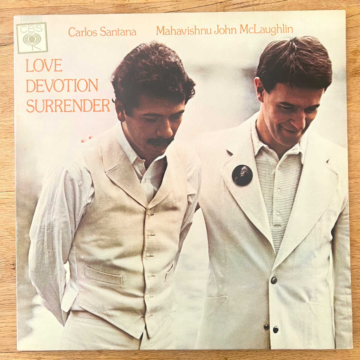 Carlos Santana & Mahavishnu John McLaughlin - Love Devotion Surrender / 1. US-Press. 1973 - (VG++/VG++)