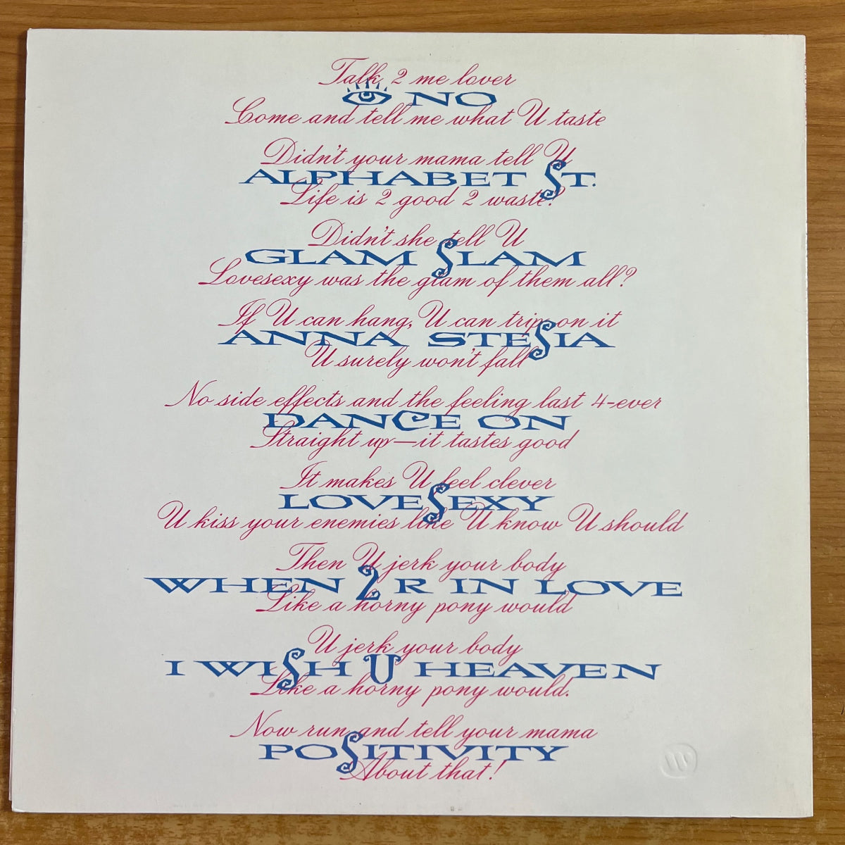 Prince - Lovesexy / 1. EU-Press. 1988 - (VG++/M-)