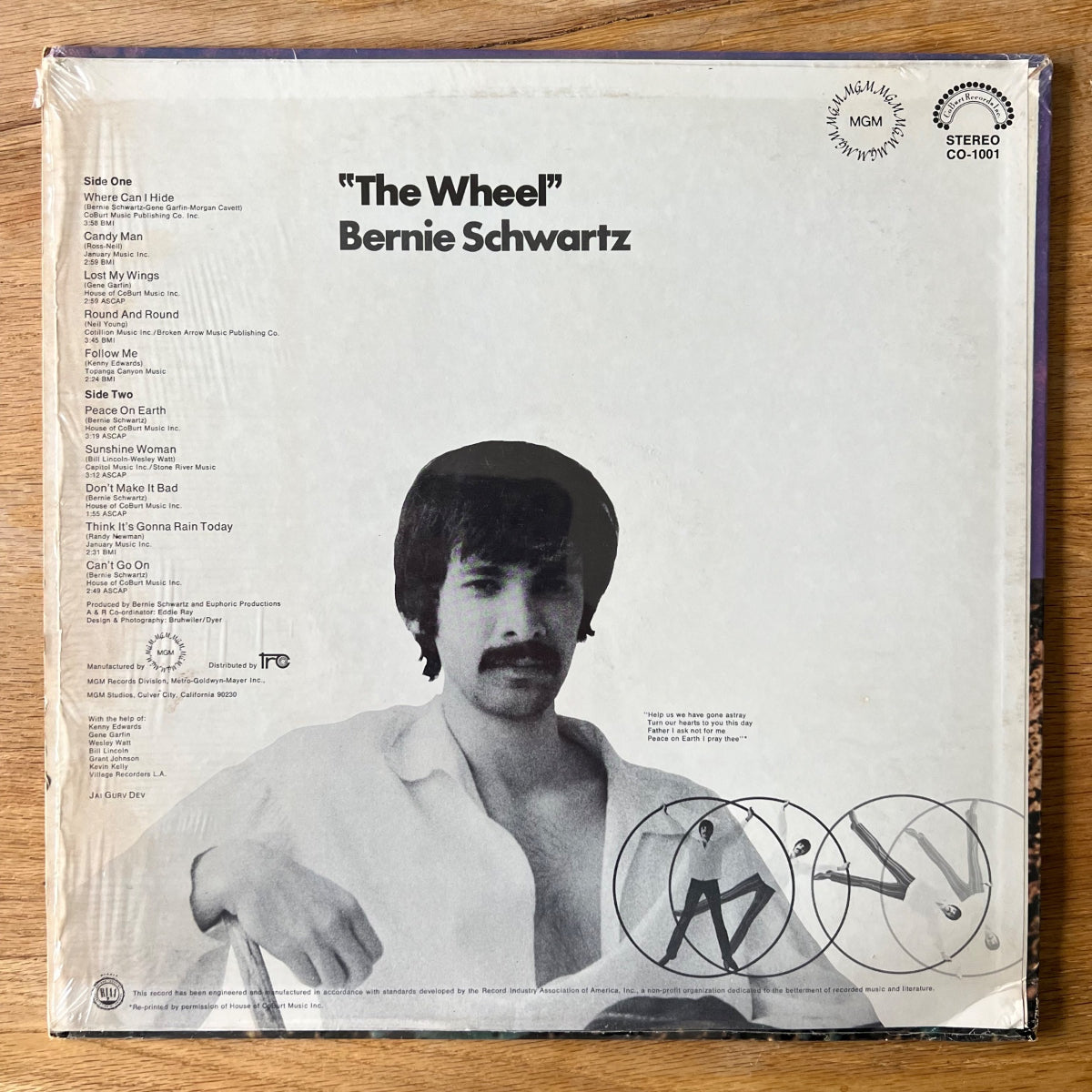 Bernie Schwartz - The Wheel / 1. US-Press. 1970 - (M-/VG++)