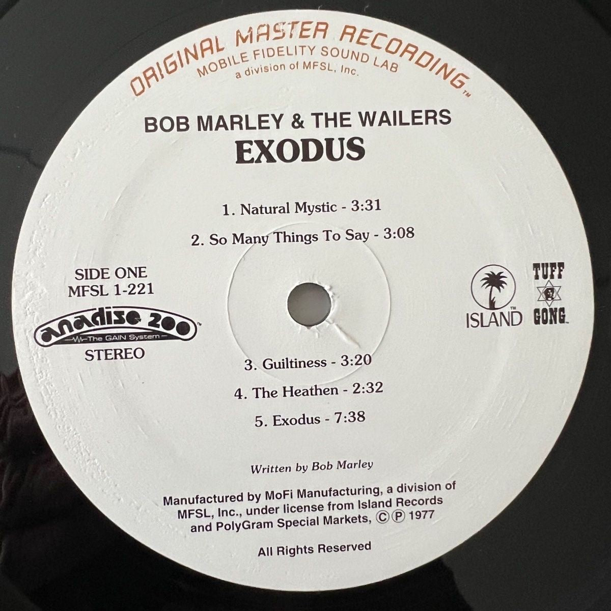 Bob Marley - Exodus / Audiophile MFSL 1995 - TOP - (Mint/M-)