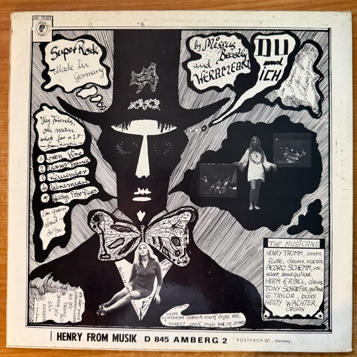 Weramean, Missus Beastly - Super Rock Made In Germany / 1. D-Press. 1973 - (M-/VG++)