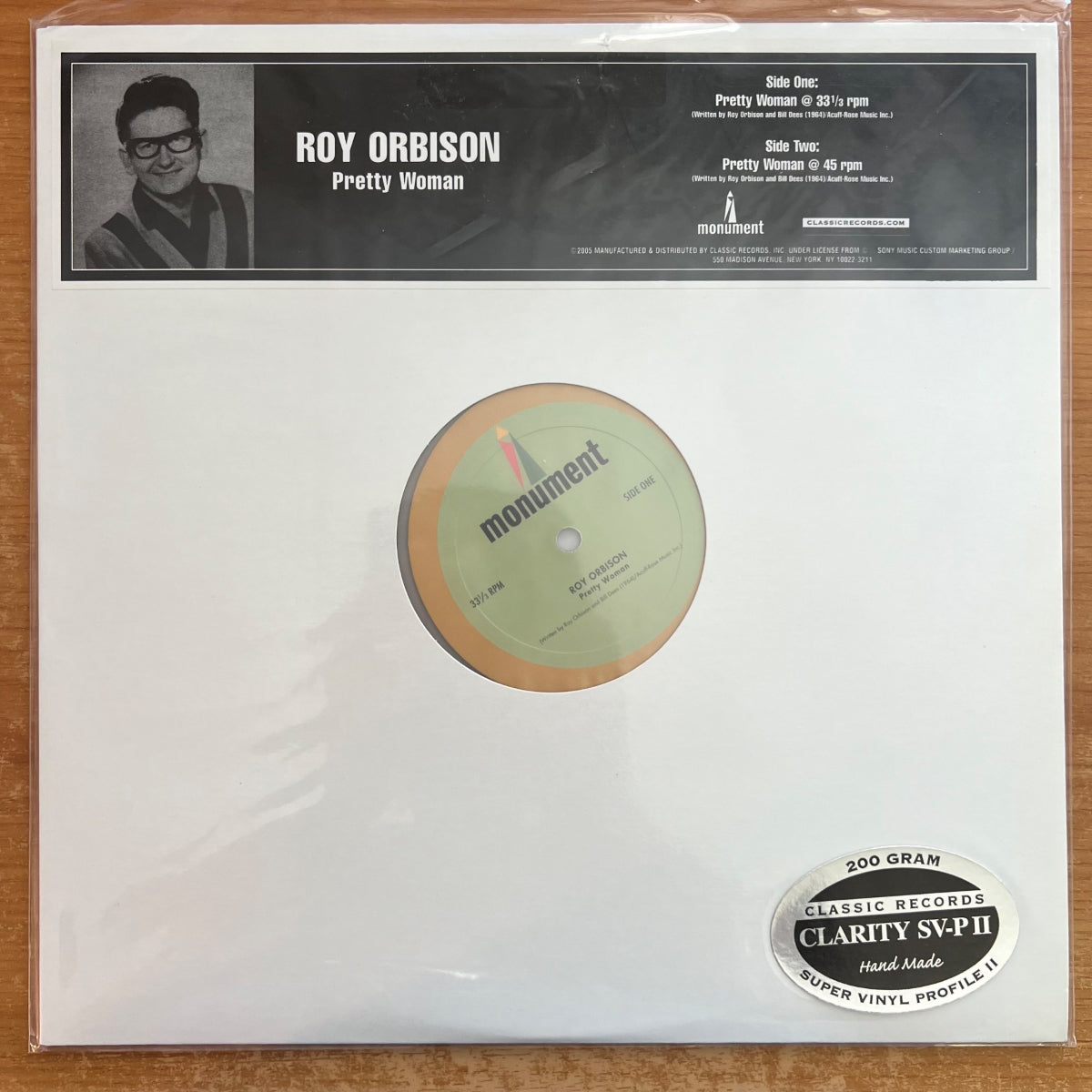 Roy Orbison - Pretty Woman / 12" Maxi - US 2005 - Audiophile Press. - (Mint)