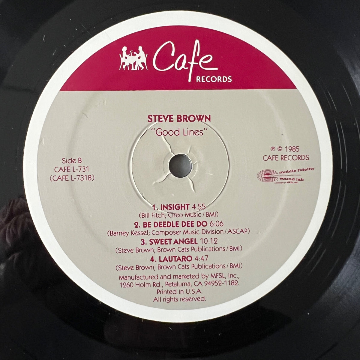 Steve Brown - Good Lines // Audiophile MFSL 1983