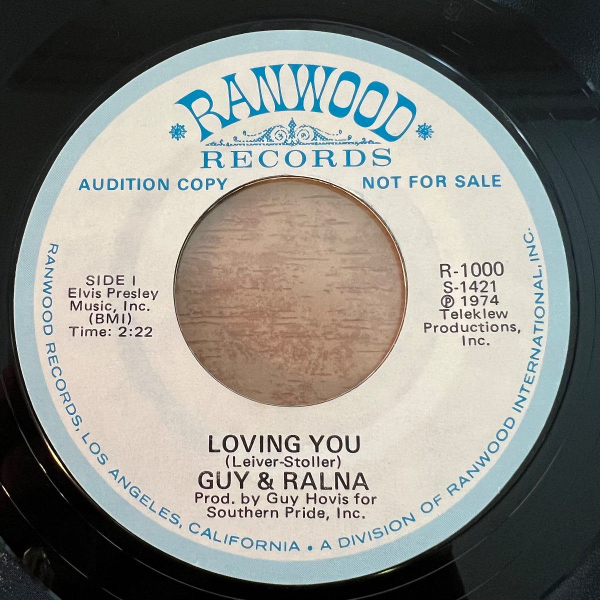 Guy & Ralna - Loving You / US-Promo 1974 - (M-/VG+)