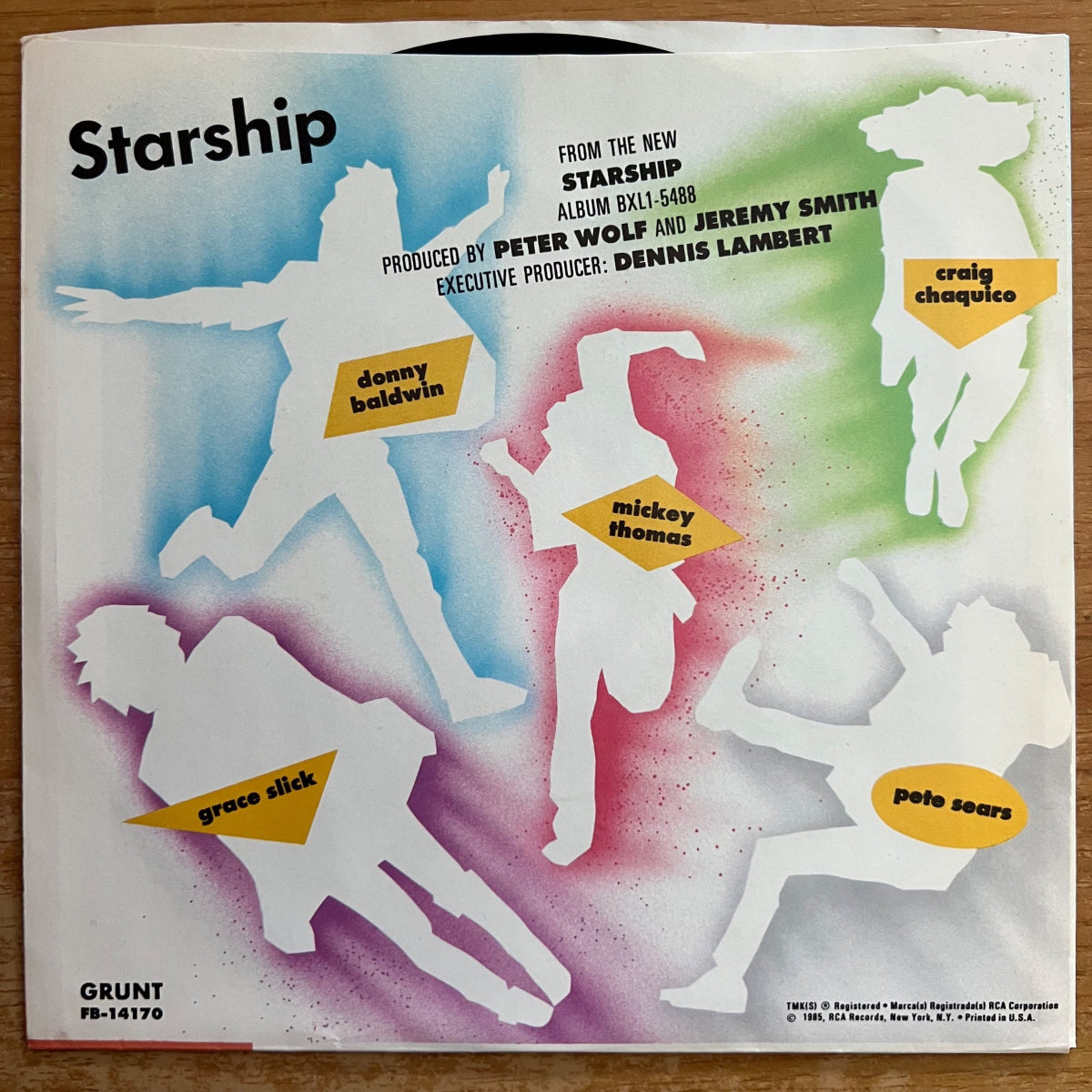 Starship - We Built This City / 1. US-Press. 1985 - (M-/M-)