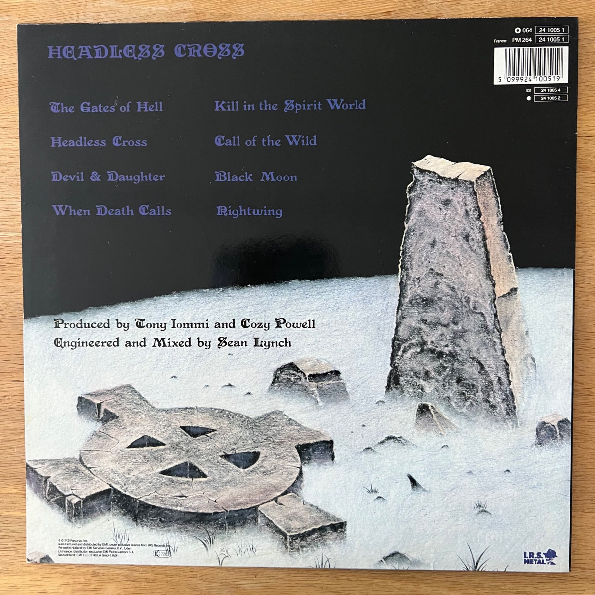 Black Sabbath - Headless Cross / 1. NL-Press. 1989 incl. Poster - (M-/VG++)