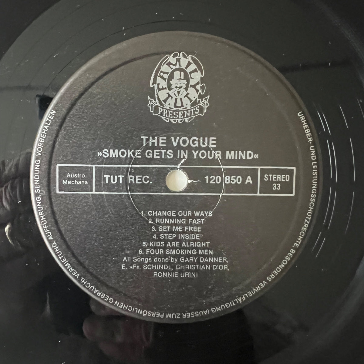 Vogue - Smoke Gets In My Mind / 1. Austria-Press. 1984 - (M-/M-)