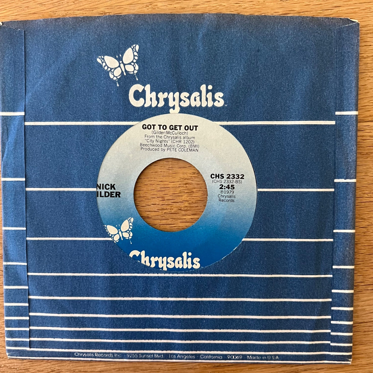 Nick Gilder - Rock Me / 1. US-Press. 1979 - (M-/VG++)