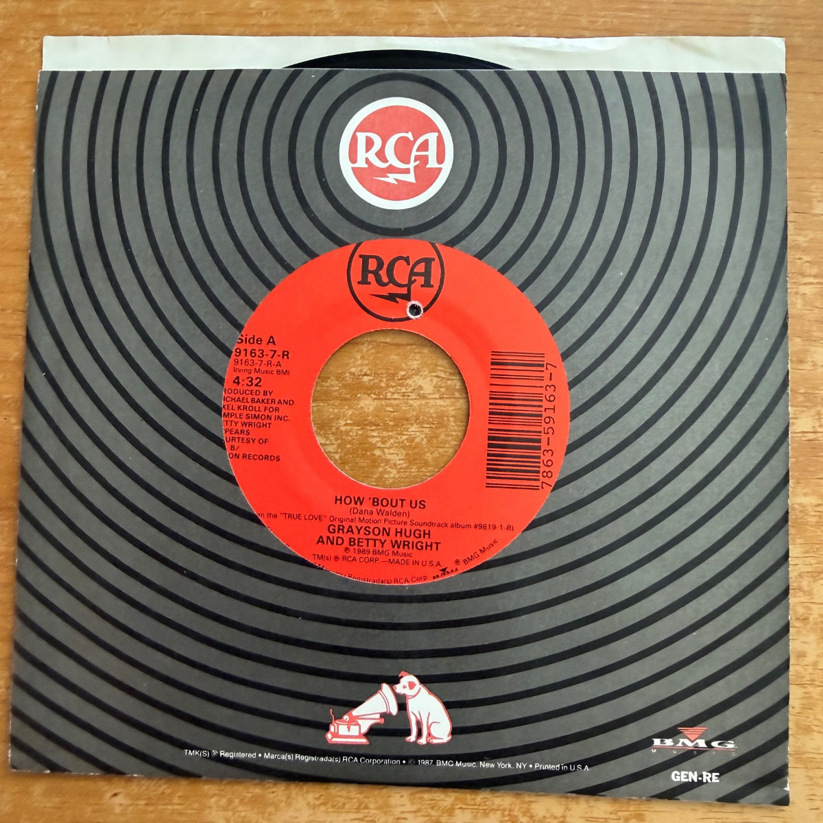 Grayson Hugh & Betty Wright - How 'Bout Us / 1. US 1989 - (M-/M-)