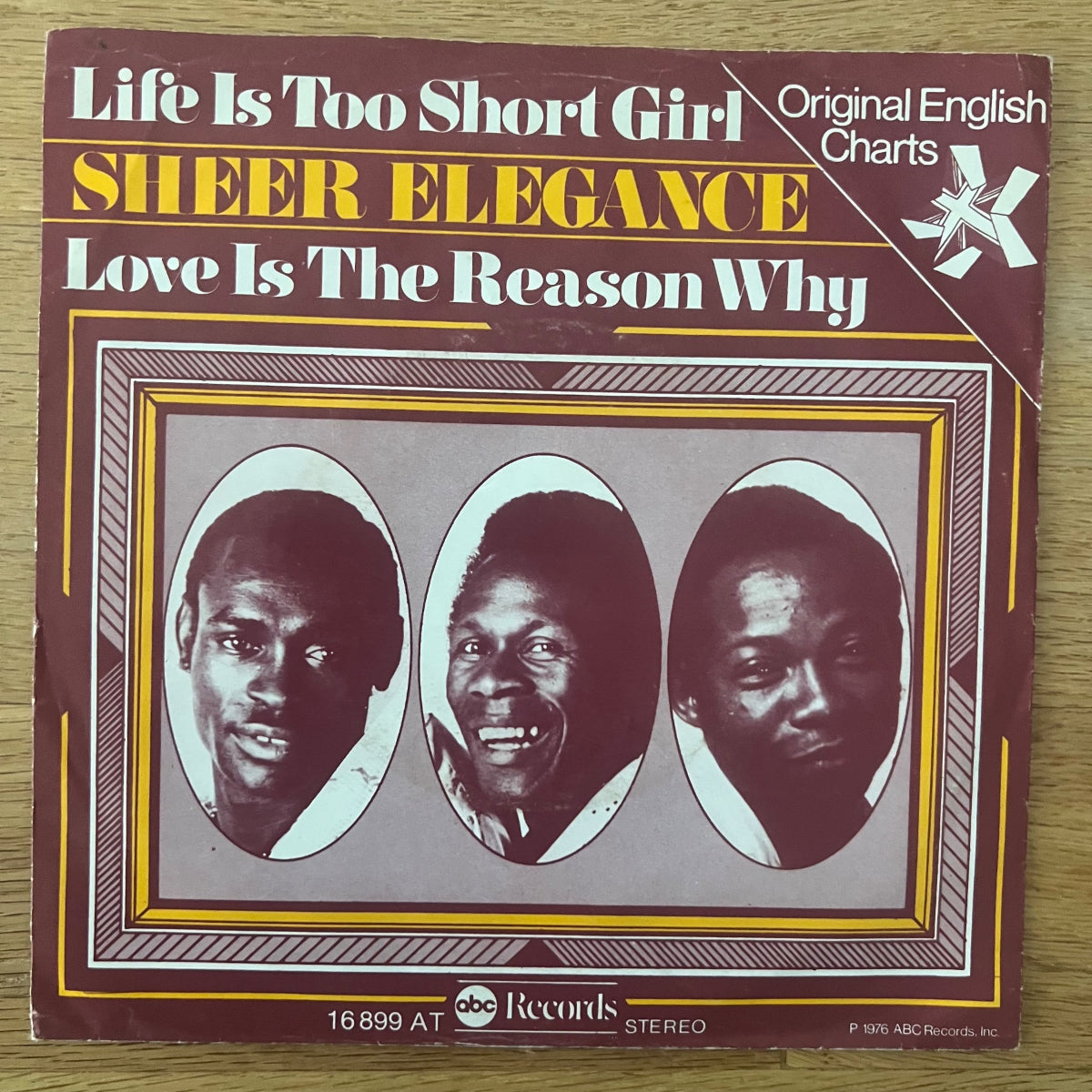 Sheer Elegance - Life Is Too Short Girl / 1. D-Press. 1976 - (M-/VG+)