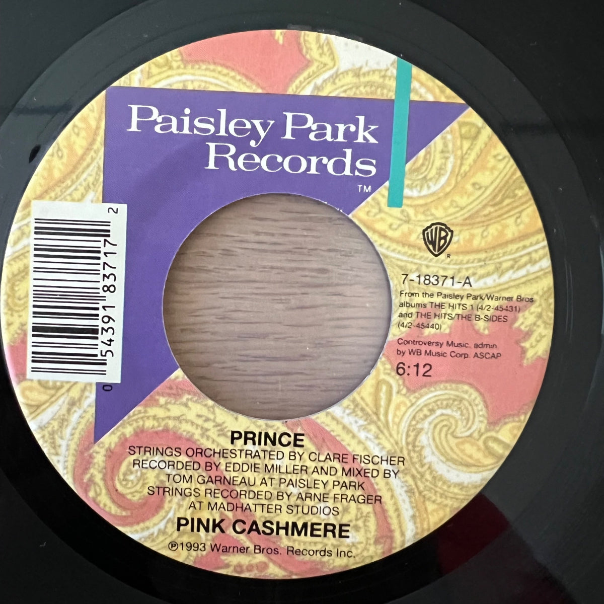 Prince - Pink Cashmere / 1. US-Press. 1993 - (M-/Neutral)