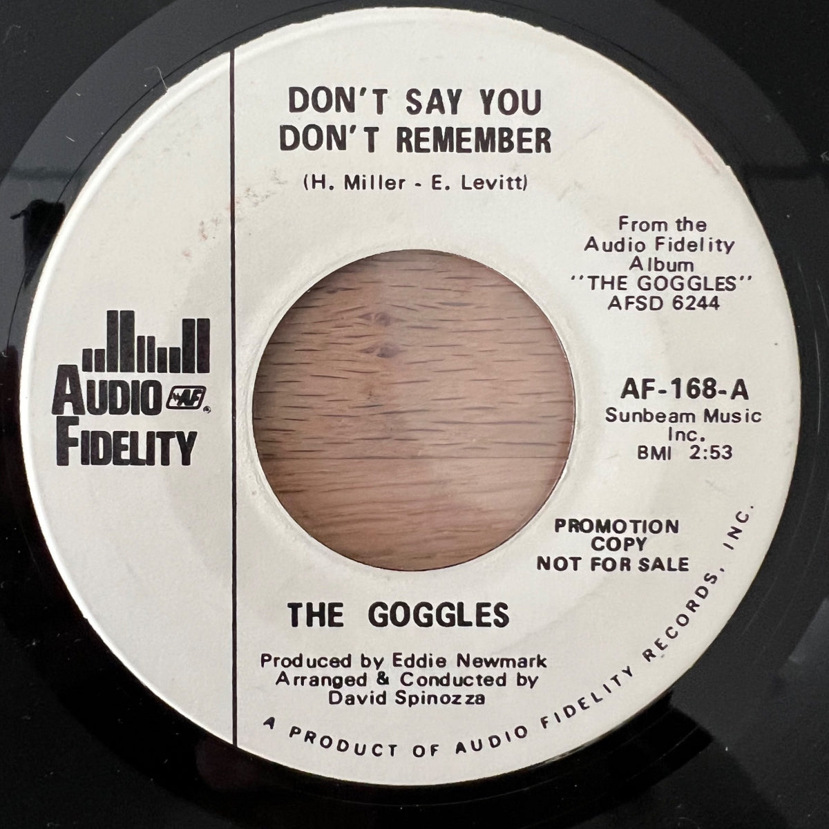 Goggles - Don't Say You Don't Remember / US-Promo 1971 - (VG++/Neutral)