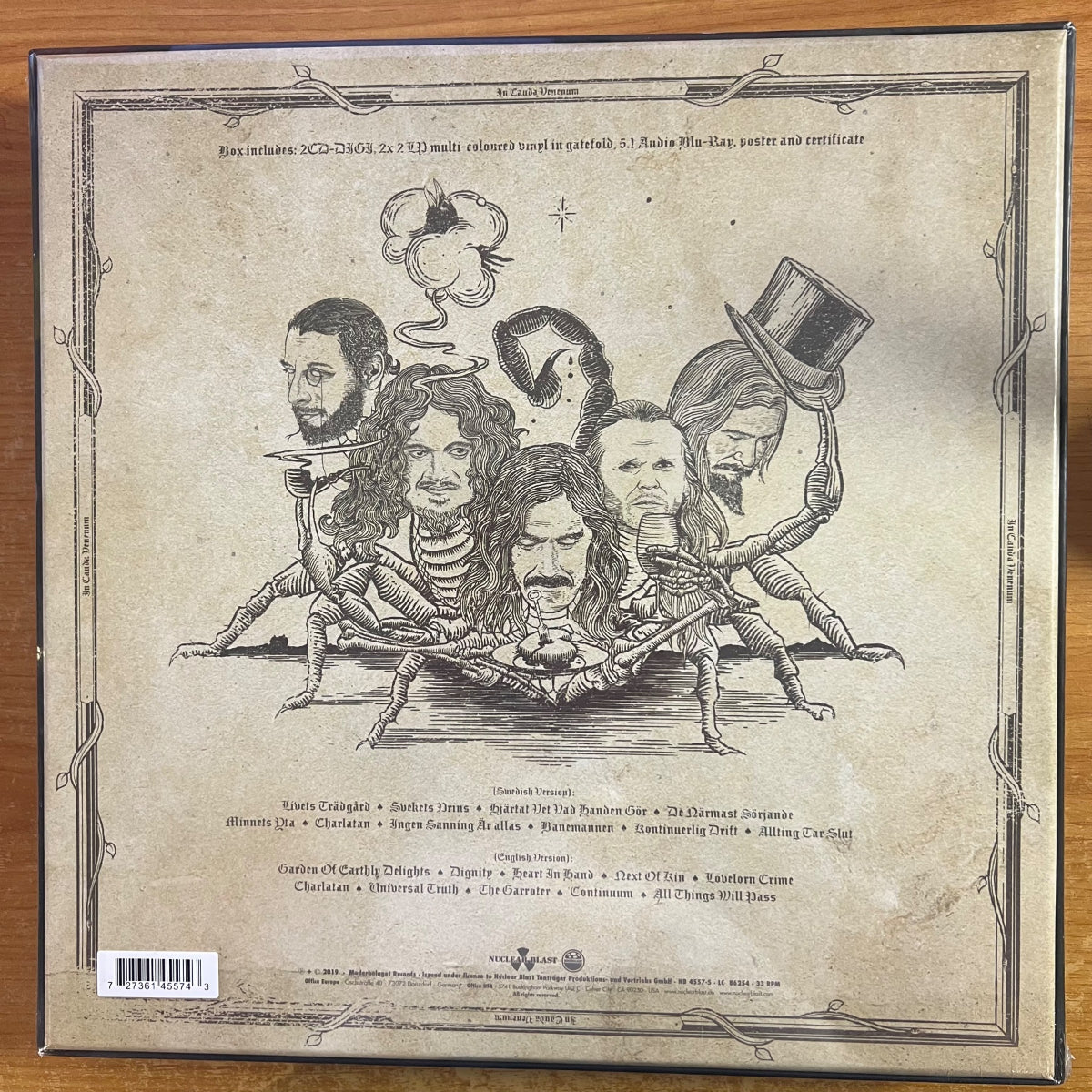 Opeth - In Cauda Venenum / 1. D-Press. 2019 - LP Box Set - (Mint & Sealed)