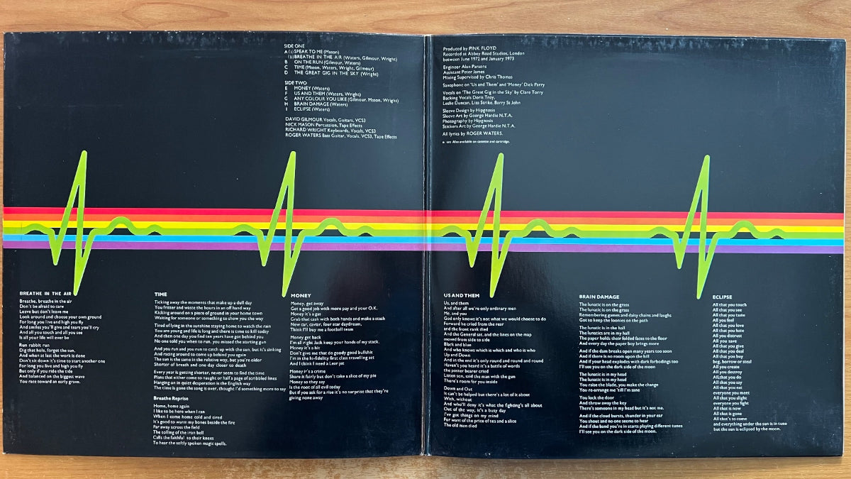 Pink Floyd - The Dark Side Of The Moon / Japan-Press. 1974 - (M-/VG+)