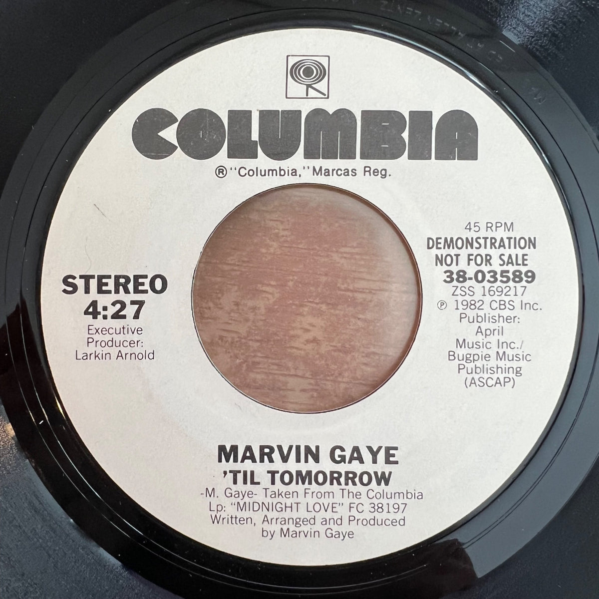 Marvin Gaye - 'Til Tomorrow / US-Promo 1982 - (M-/Neutral)