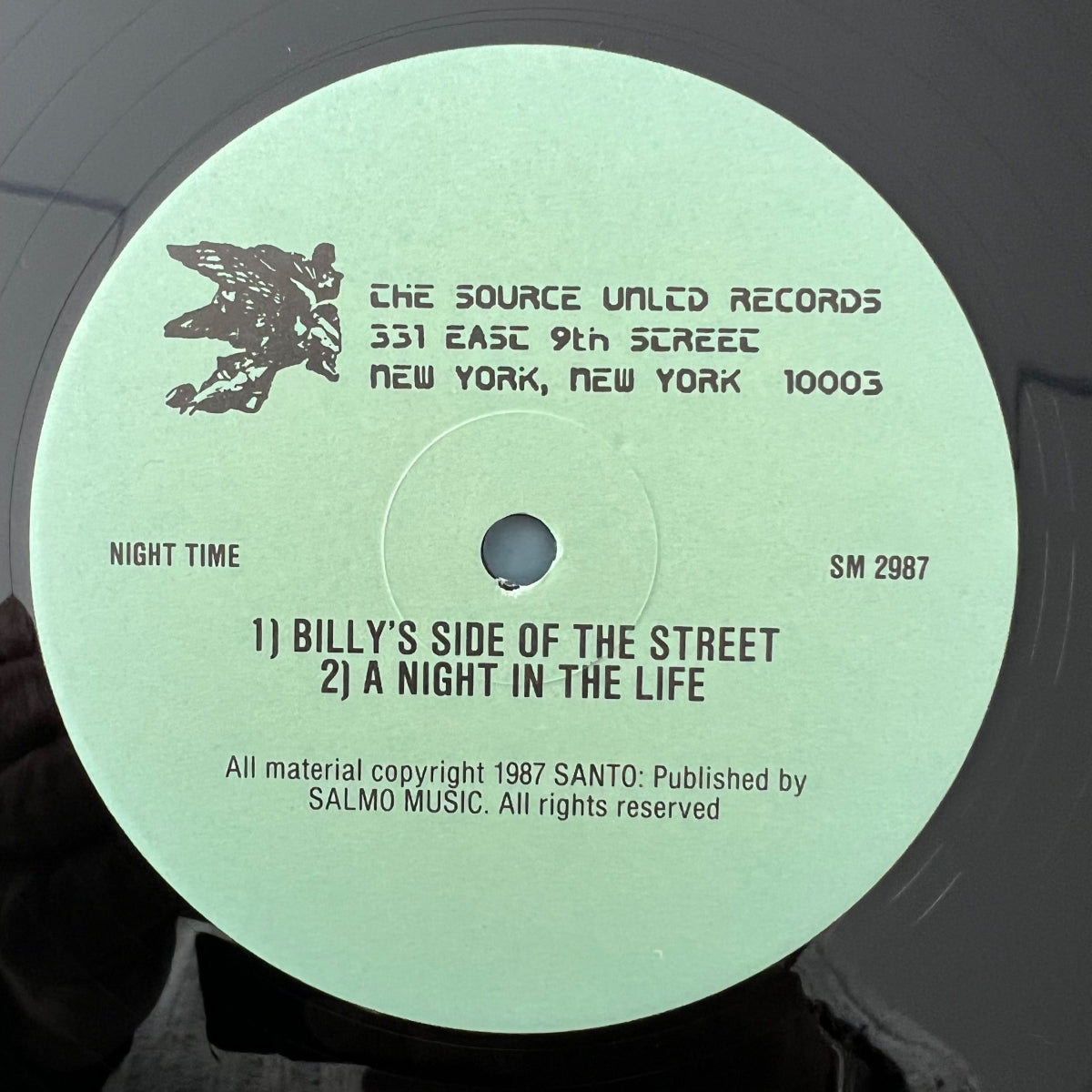 Santo - A Night In The Life / 1. US-Press. 1987 - (M-/M-)