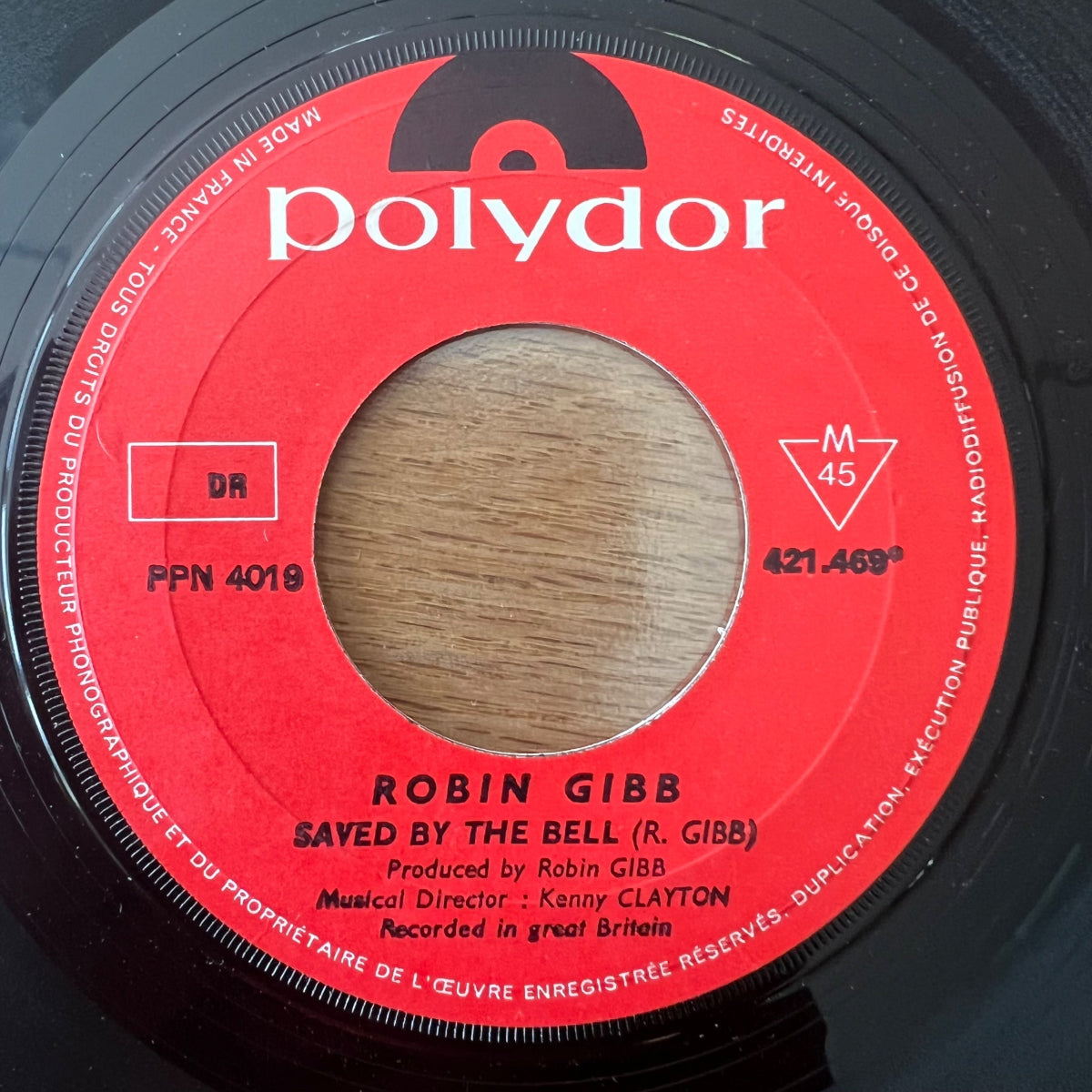 Robin Gibb - Saved By The Bell / 1. France-Press. 1969 - Mono - (VG++/VG+)