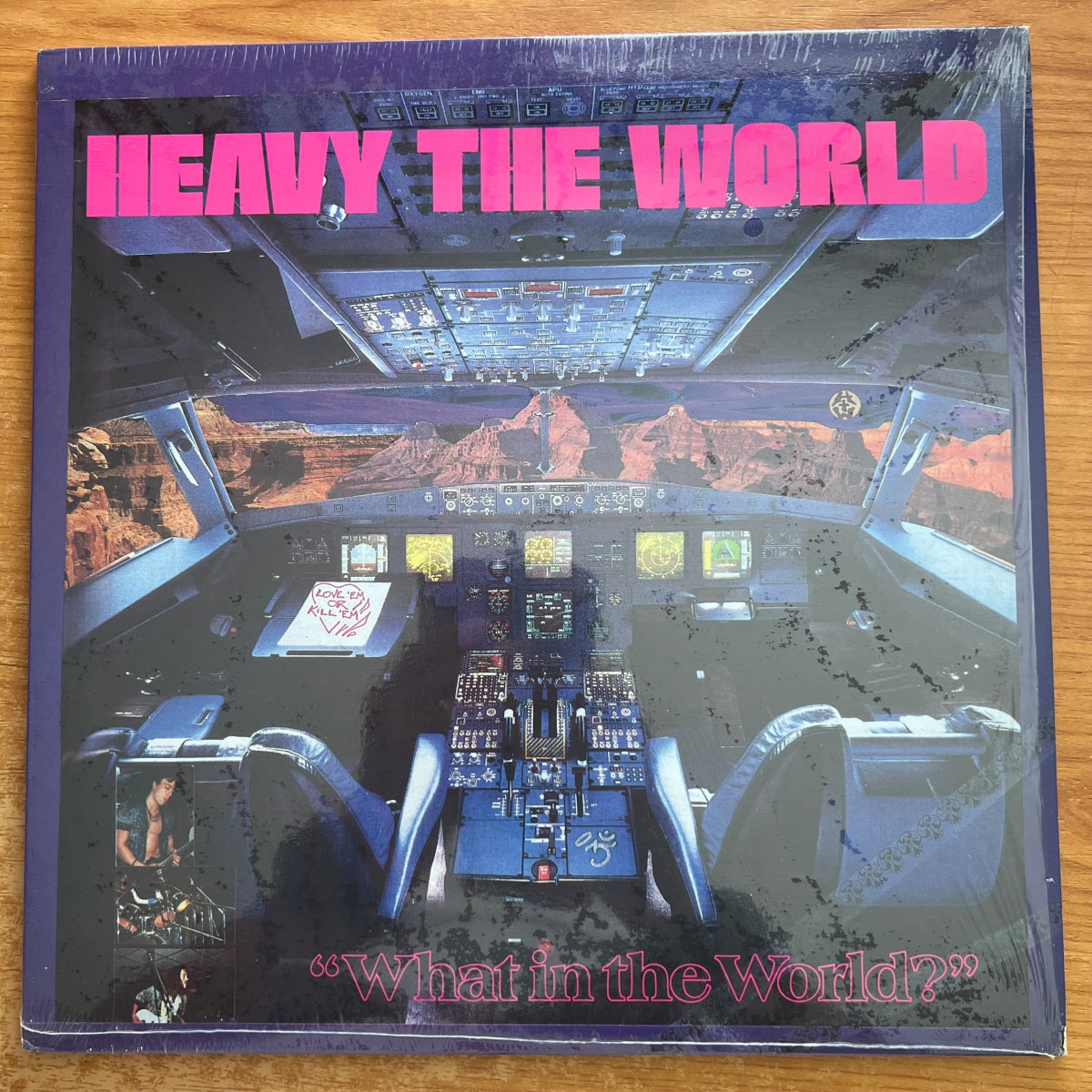 Heavy The World - What In The World? / 1. US-Press. 1989 - (M-/M-)