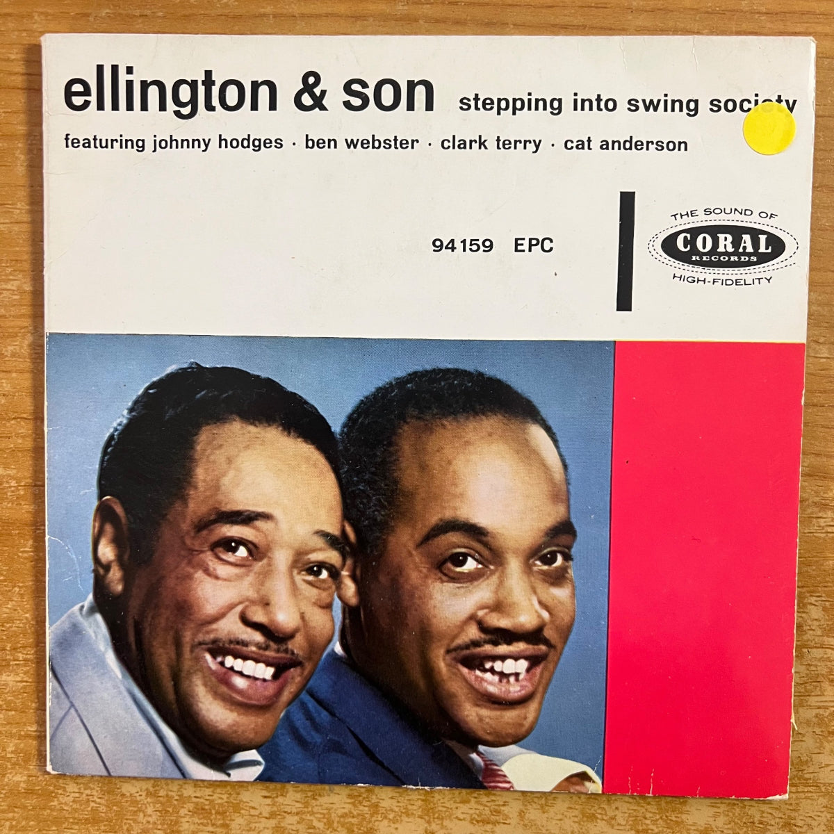 Ellington & Son - Stepping Into Swing Society / 7" EP - 1. D-Press. 1959 - (VG+/VG++)