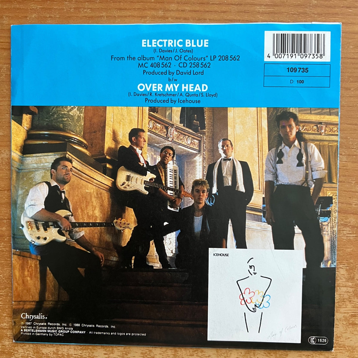 Icehouse - Electric Blue / 1. D-Press. 1988 - (M-/VG++)