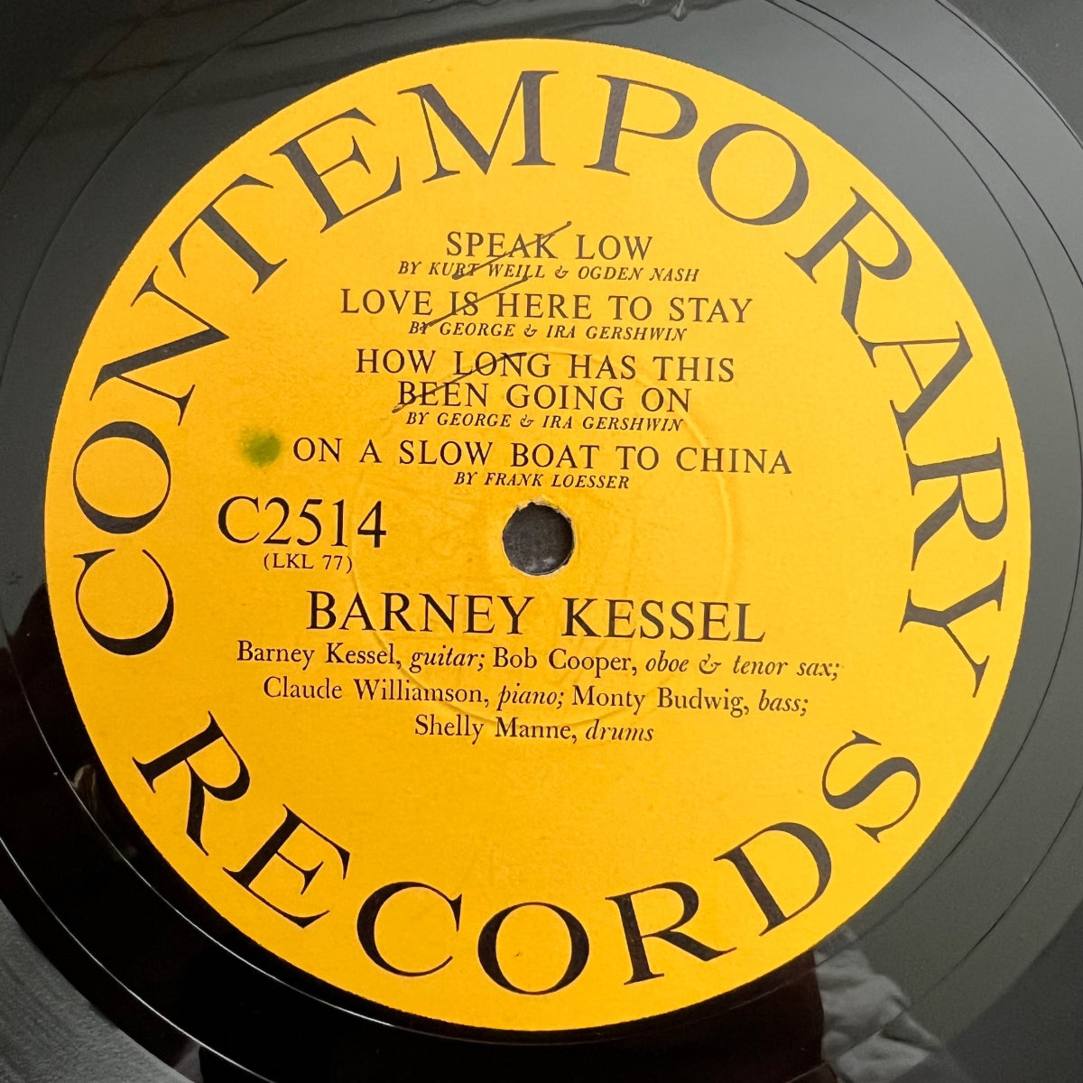 Barney Kessel - Volume 2 / 1. France-Press. 1954 - (VG+/VG+)