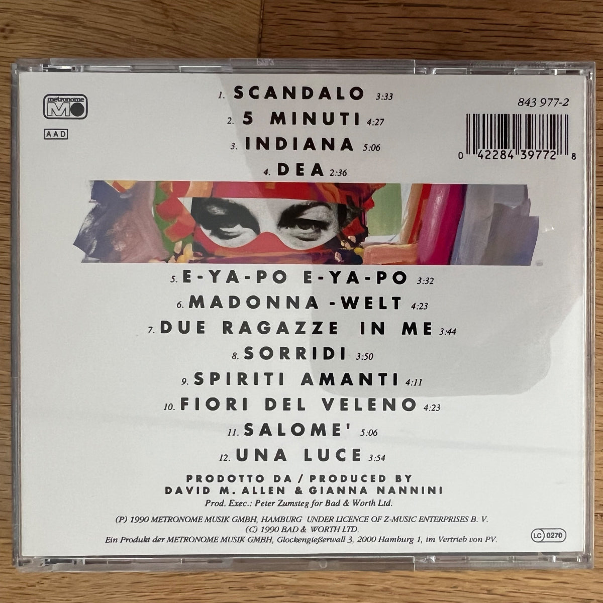 Gianna Nannini - Scandalo / CD - 1. D-Press. 1990 - (M-/M-)