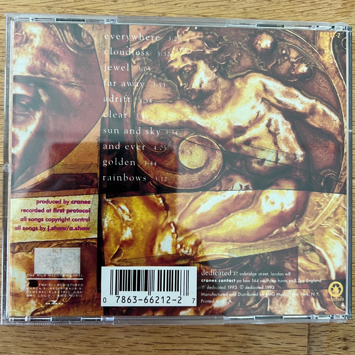 Cranes - Forever / CD - 1st US Press. 1993 - (M-/M-)