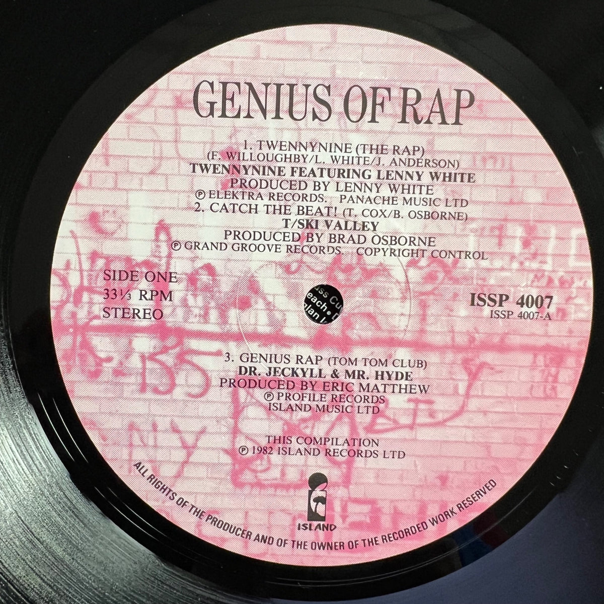 Various Artists - Genius Of Rap / 1. UK-Press. 1982 - (M-/M-)