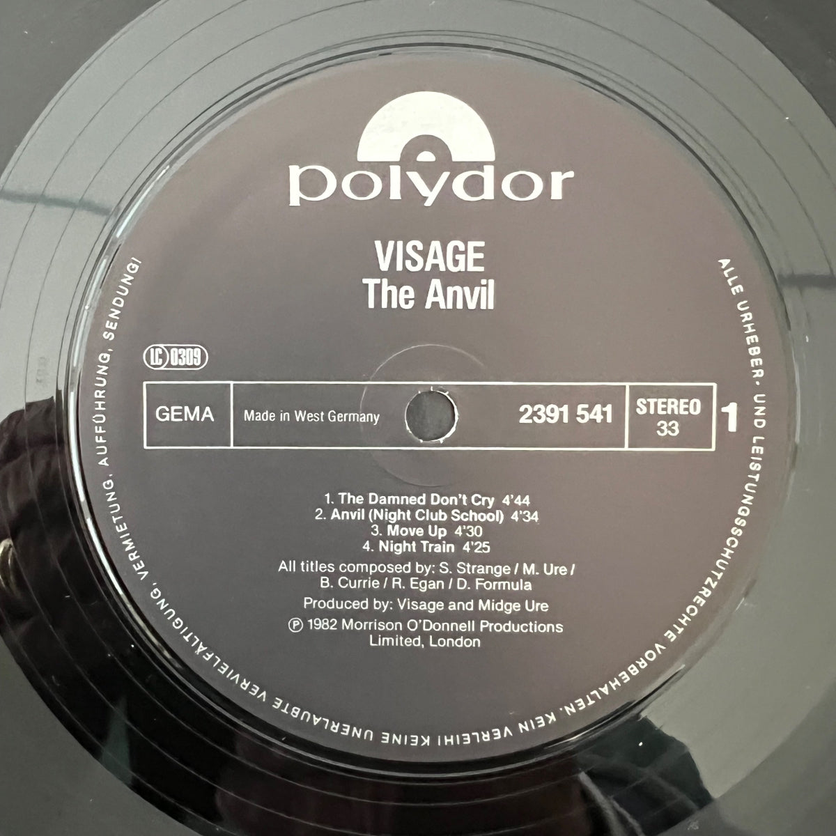 Visage - The Anvil / 1. D-Press. 1982 - (M-/M-)