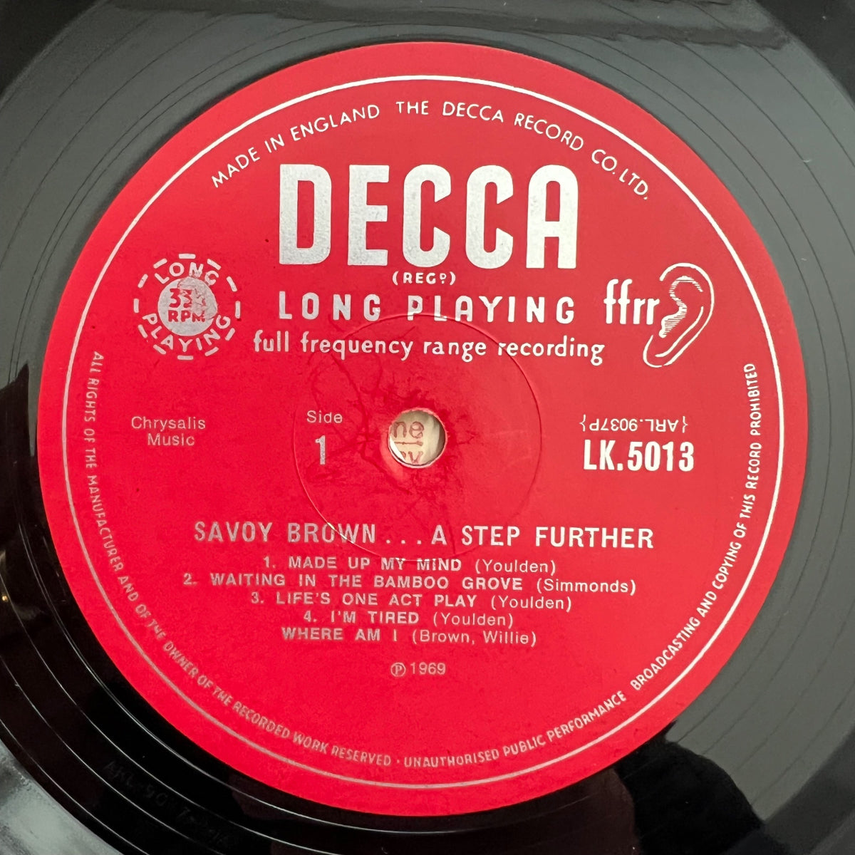 Savoy Brown - A Step Further / 1. UK-Press. 1969 - (M-/M-)