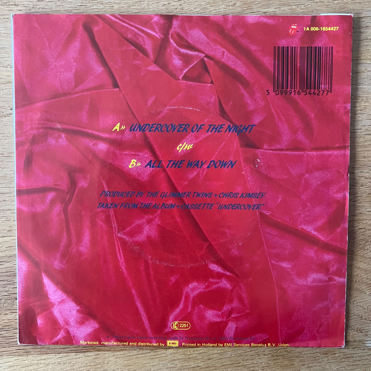 Rolling Stones - Undercover Of The Night / 1. NL-Press. 1983 - (M-/VG++)