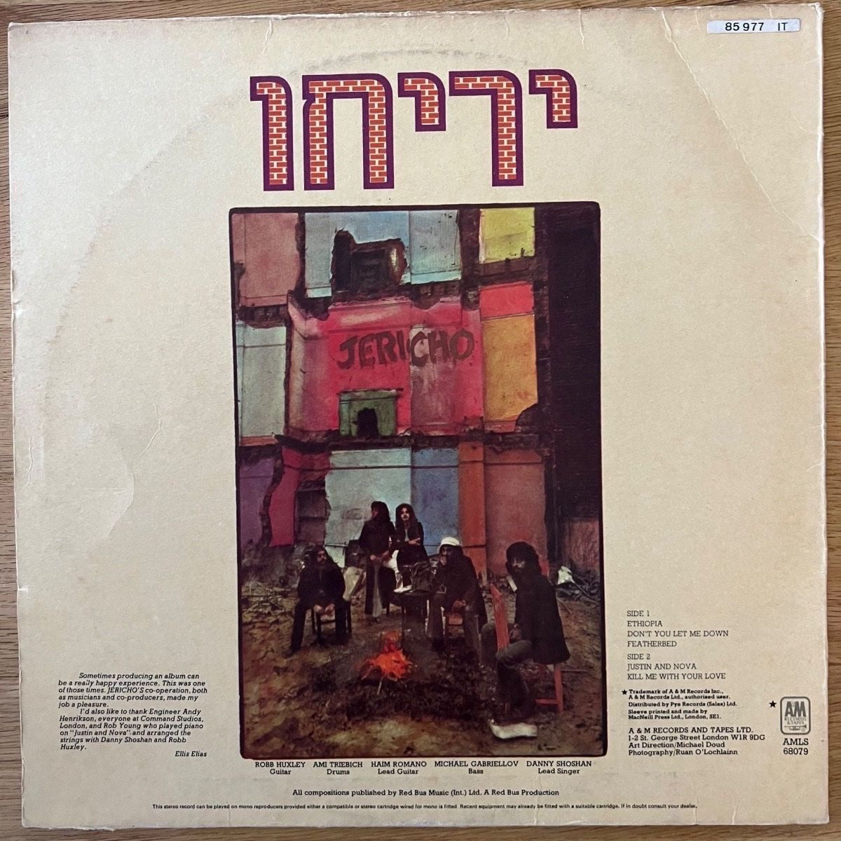 Jericho - Same / 1. UK-Press. 1972 - (M-/VG+)