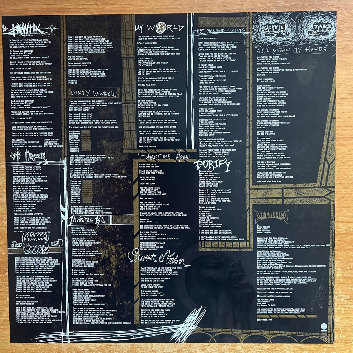 Metallica - St. Anger / 2 LP - 1. EU-Press. 2003 - (M-/VG++)