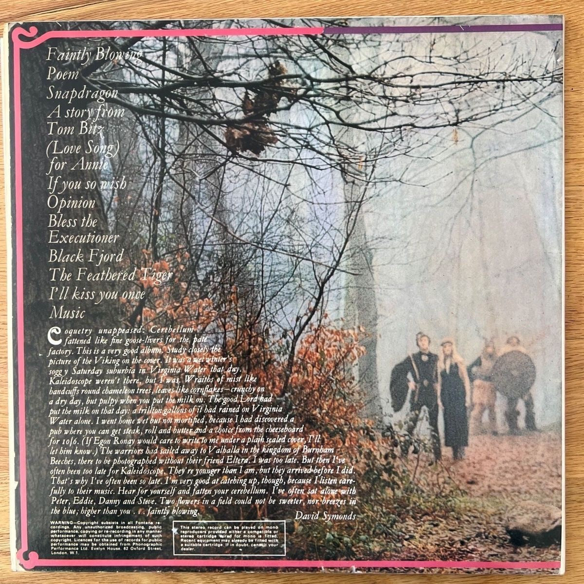 Kaleidoscope - Faintly Blowing / UK-Press. TOP